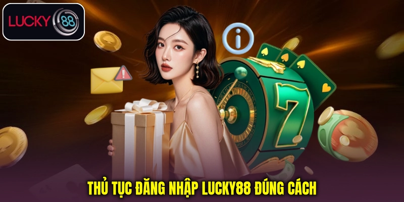 Thủ tục đăng nhập Lucky88 đúng cách